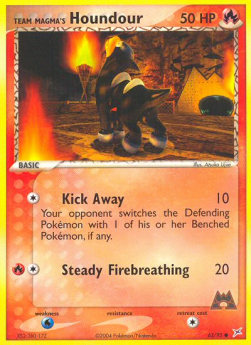 Team Magma Houndour (Kick Away) - EX Team Magma vs Team Idro (Common) [MA-63]