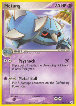 Metang (Psychic) - EX Leggende Nascoste (Uncommon) [HL-43]