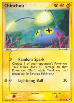 Chinchou (Random Spark) - EX Leggende Nascoste (Common) [HL-57]