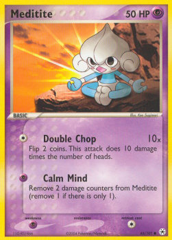 Meditite (Psychic) - EX Leggende Nascoste (Common) [HL-65]