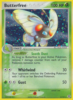 Butterfree - EX RossoFuoco e VerdeFoglia (Holo Rare) [FL-2]