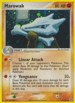 Marowak - EX RossoFuoco e VerdeFoglia (Holo Rare) [FL-7]