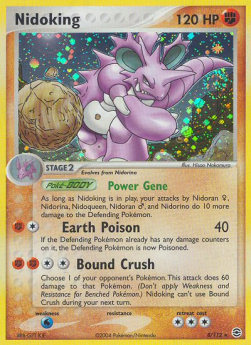Nidoking - EX RossoFuoco e VerdeFoglia (Holo Rare) [FL-8]