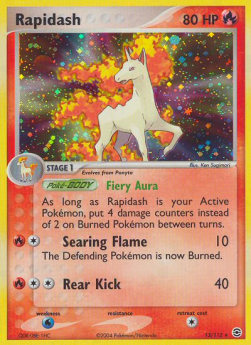 Rapidash - EX RossoFuoco e VerdeFoglia (Holo Rare) [FL-13]
