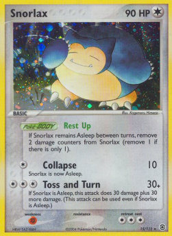 Snorlax - EX RossoFuoco e VerdeFoglia (Holo Rare) [FL-15]