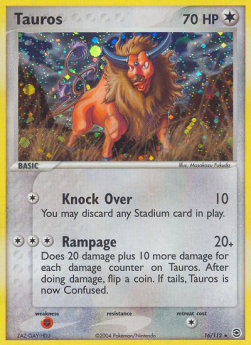 Tauros - EX RossoFuoco e VerdeFoglia (Holo Rare) [FL-16]