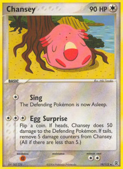 Chansey - EX RossoFuoco e VerdeFoglia (Rare) [FL-19]