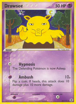 Drowzee - EX RossoFuoco e VerdeFoglia (Uncommon) [FL-32]