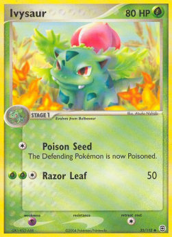 Ivysaur - EX RossoFuoco e VerdeFoglia (Uncommon) [FL-35]