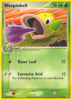 Weepinbell - EX RossoFuoco e VerdeFoglia (Uncommon) [FL-51]