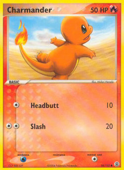 Charmander (Headbutt) - EX RossoFuoco e VerdeFoglia (Common) [FL-58]
