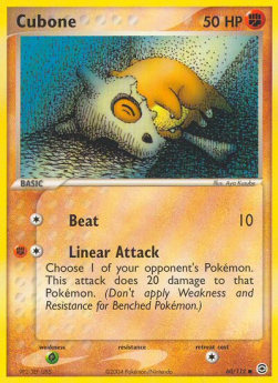 Cubone - EX RossoFuoco e VerdeFoglia (Common) [FL-60]