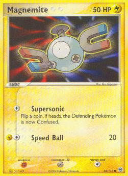 Magnemite - EX RossoFuoco e VerdeFoglia (Common) [FL-68]