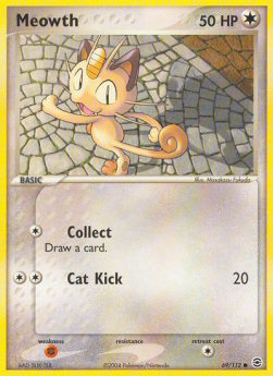 Meowth - EX RossoFuoco e VerdeFoglia (Common) [FL-69]