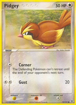 Pidgey - EX RossoFuoco e VerdeFoglia (Common) [FL-73]