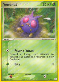 Venonat - EX RossoFuoco e VerdeFoglia (Common) [FL-84]