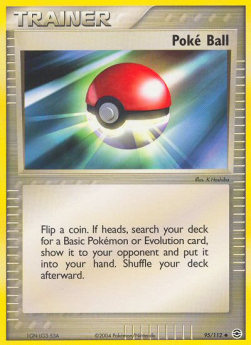 Poké Ball - EX RossoFuoco e VerdeFoglia (Uncommon) [FL-95]