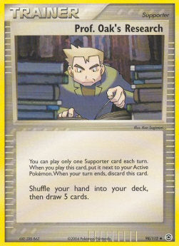 La Ricerca del Professor Oak - EX RossoFuoco e VerdeFoglia (Uncommon) [FL-98]