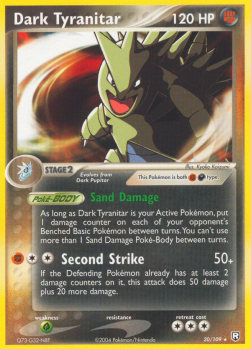 Dark Tyranitar  (Sand Damage) - EX Team Rocket Returns (Rare) [TRR-20]