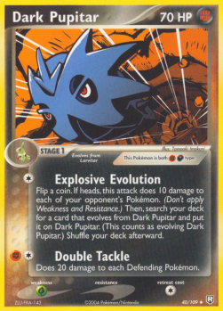 Dark Pupitar  (Explosive Evolution) - EX Team Rocket Returns (Uncommon) [TRR-40]