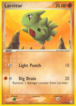 Larvitar  (Light Punch) - EX Team Rocket Returns (Common) [TRR-63]