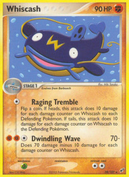 Whiscash - EX Deoxys (Rare) [DX-28]