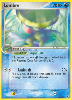 Lombre - EX Deoxys (Uncommon) [DX-33]