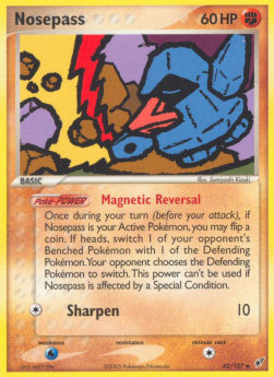 Nosepass - EX Deoxys (Uncommon) [DX-42]