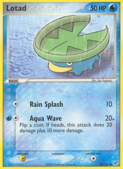Lotad (Rain Splash) - EX Deoxys (Common) [DX-63]