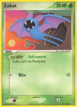 Zubat - EX Deoxys (Common) [DX-83]