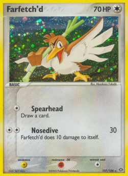 Farfetch'd - EX Smeraldo (Secret Rare) [EM-107]