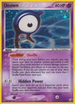 Unown - EX Forze Segrete (Rare) [UF-A-28]