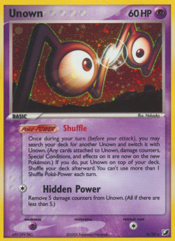 Unown - EX Forze Segrete (Rare) [UF-N-28]