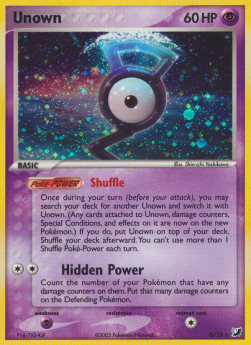Unown - EX Forze Segrete (Rare) [UF-G-28]