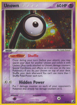 Unown - EX Forze Segrete (Rare) [UF-P-28]