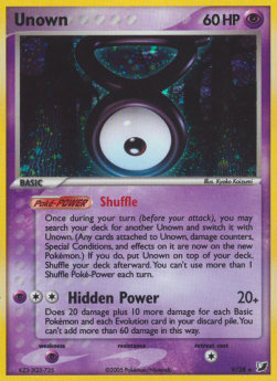 Unown - EX Forze Segrete (Rare) [UF-V-28]
