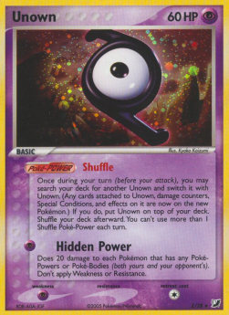 Unown - EX Forze Segrete (Rare) [UF-Z-28]