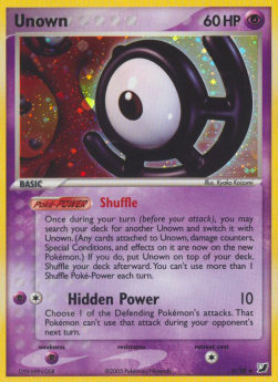 Unown - EX Forze Segrete (Rare) [UF-U-28]