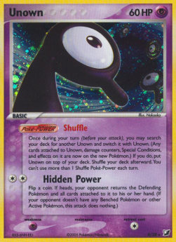 Unown - EX Forze Segrete (Rare) [UF-R-28]