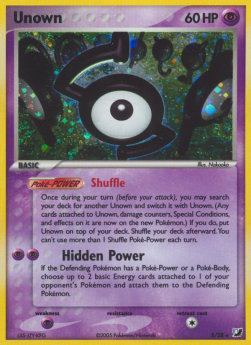 Unown - EX Forze Segrete (Rare) [UF-S-28]