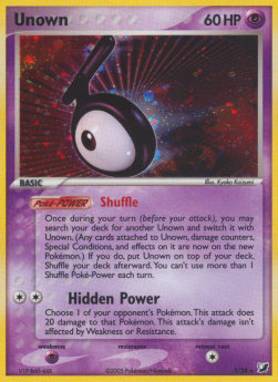 Unown - EX Forze Segrete (Rare) [UF-T-28]