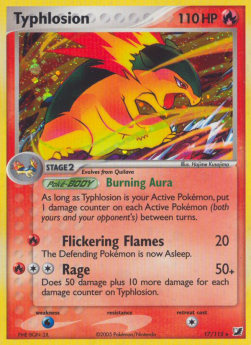 Typhlosion - EX Forze Segrete (Holo Rare) [UF-17]