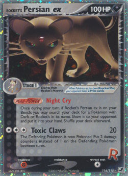 Rocket's Persian ex - EX Forze Segrete (Ultra Rare) [UF-116]