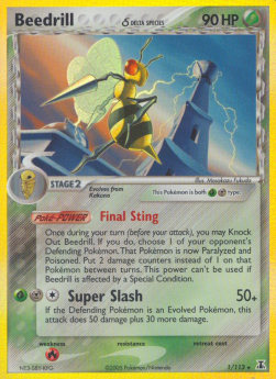 Beedrill δ Delta Species - EX Specie Delta (Holo Rare) [DS-1]