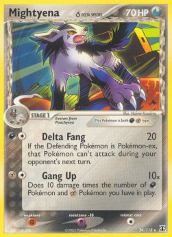 Mightyena δ Delta Species - EX Specie Delta (Rare) [DS-24]