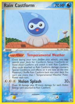 Castform Pioggia - EX Specie Delta (Rare) [DS-26]