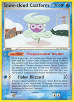 Castform Neve - EX Specie Delta (Rare) [DS-29]