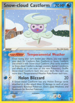 Castform Neve - EX Specie Delta (Rare) [DS-29]