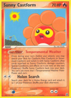 Castform Sole - EX Specie Delta (Rare) [DS-31]