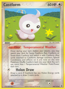 Castform - EX Specie Delta (Uncommon) [DS-34]